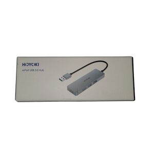 Hoyoki 4-Port USB 3.0 Hub in Gray
